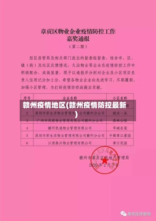 赣州疫情地区(赣州疫情防控最新)-第3张图片