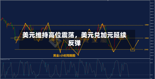 美元维持高位震荡，美元兑加元延续反弹