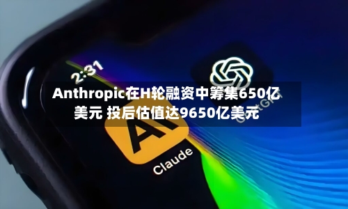 Anthropic在H轮融资中筹集650亿美元 投后估值达9650亿美元-第2张图片