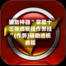 辅助神器“ 掌酷十三张透视挂作弊挂”(作弊)辅助透视教程-第2张图片