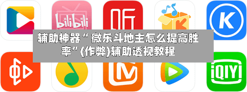 辅助神器“ 微乐斗地主怎么提高胜率”(作弊)辅助透视教程-第2张图片