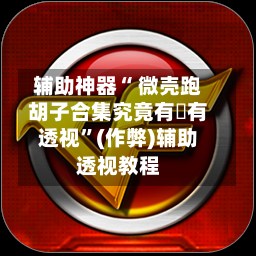 辅助神器“ 微壳跑胡子合集究竟有沒有透视”(作弊)辅助透视教程