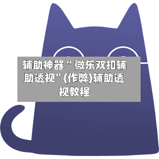 辅助神器“ 微乐双扣辅助透视	”(作弊)辅助透视教程-第2张图片
