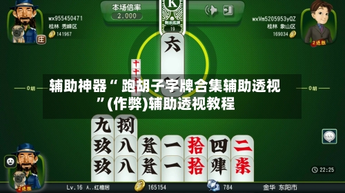 辅助神器“ 跑胡子字牌合集辅助透视”(作弊)辅助透视教程