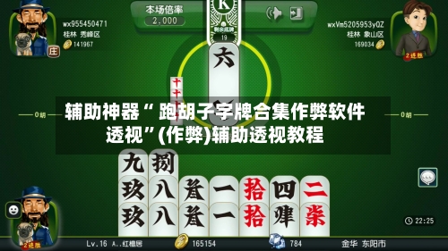 辅助神器“ 跑胡子字牌合集作弊软件透视	”(作弊)辅助透视教程-第2张图片