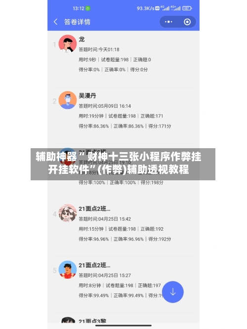 辅助神器“ 财神十三张小程序作弊挂开挂软件”(作弊)辅助透视教程