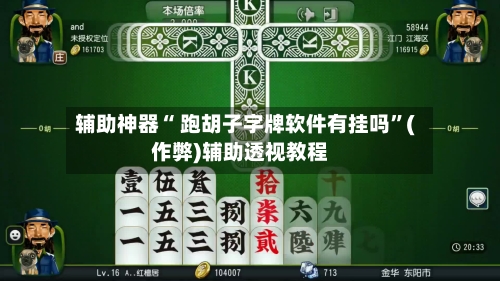 辅助神器“ 跑胡子字牌软件有挂吗”(作弊)辅助透视教程-第2张图片