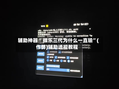 辅助神器“ 微乐三代为什么一直输	”(作弊)辅助透视教程-第3张图片