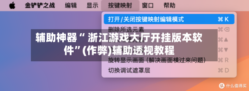 辅助神器“ 浙江游戏大厅开挂版本软件”(作弊)辅助透视教程-第3张图片
