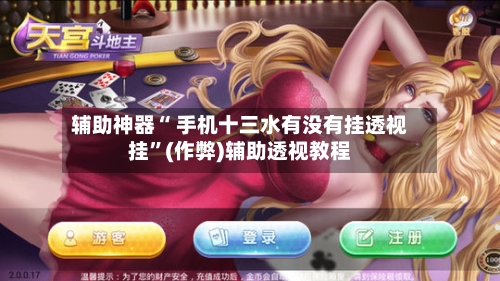 辅助神器“ 手机十三水有没有挂透视挂”(作弊)辅助透视教程-第2张图片