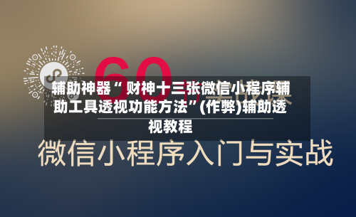 辅助神器“ 财神十三张微信小程序辅助工具透视功能方法”(作弊)辅助透视教程-第2张图片