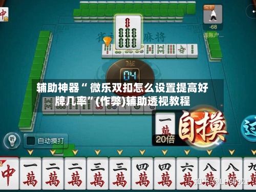 辅助神器“ 微乐双扣怎么设置提高好牌几率”(作弊)辅助透视教程-第3张图片