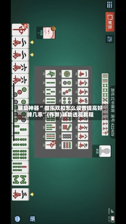 辅助神器“ 微乐双扣怎么设置提高好牌几率	”(作弊)辅助透视教程-第2张图片